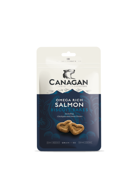 Snacks Naturales para Perro CANAGAN salmón omega 150g