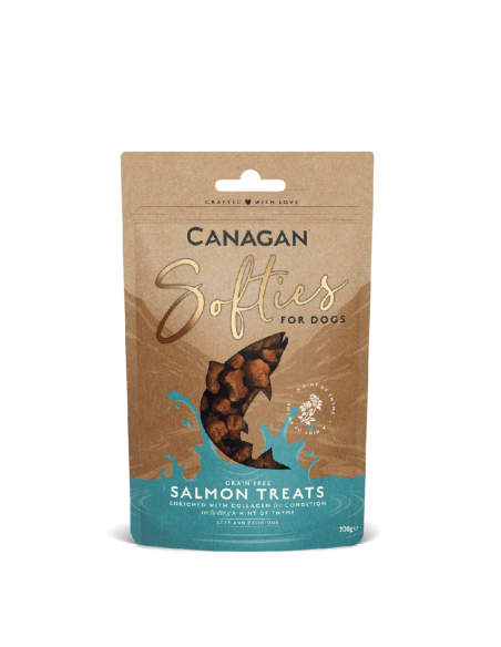 Snacks Naturales para Perro CANAGAN Softies Salmon 200g