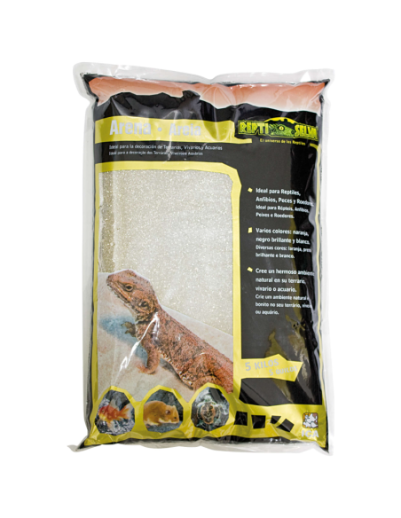 Arena Repti Selva Blanca 5 kg: Sustrato Natural para Terrarios - CPA