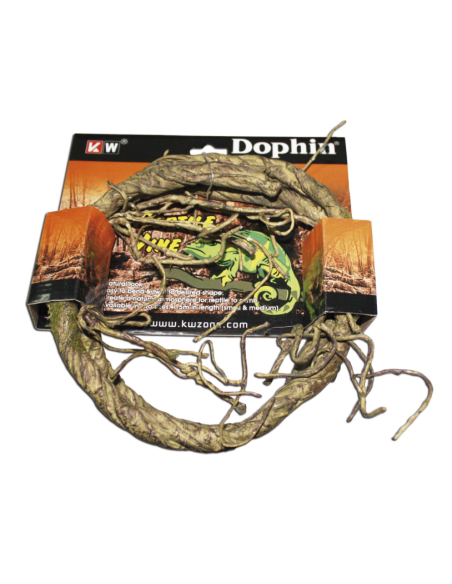 Liana para Reptiles Dophin Talla S: Entorno Natural y Enriquecido para Terrarios - CPA