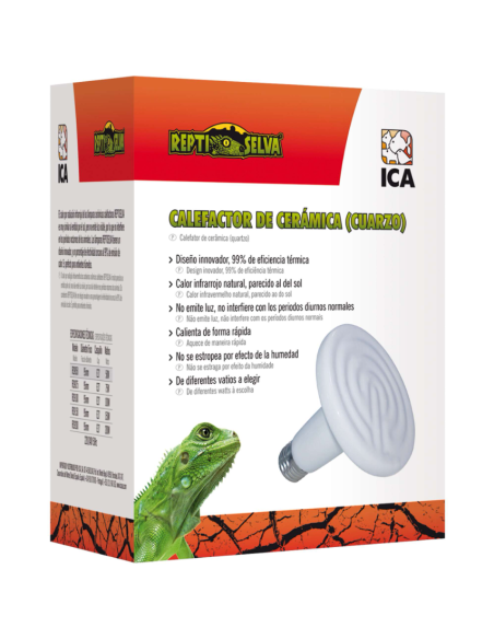 Lámpara Cerámica Calefactora 75.00W: Calor Seguro y Eficiente para Terrarios - CPA