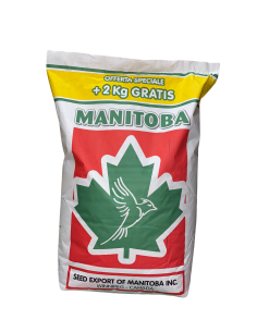 Alpiste Manitoba ONE BLUE de 20kg + 2kg de Regalo