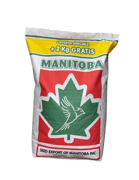 Alpiste Manitoba ONE BLUE de 20kg + 2kg de Regalo