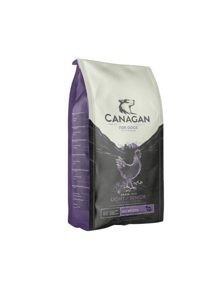 Pienso para Perro CANAGAN Light/Senior 12kg