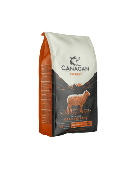 Canagan Perro Cordero de Prado 12kg: Alimento Sin Cereales con Cordero para Perros Adultos - CPA