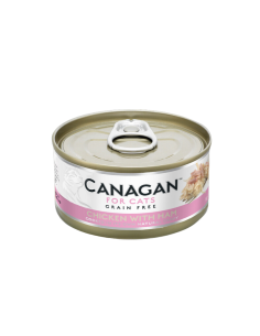 Canagan Lata para Gatos de Pollo con Jamón 12 x 75g: Comida Húmeda Natural y Sabrosa - CPA