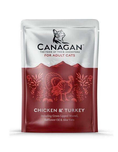 Comida para Gatos Canagan Pate de Pollo y Pavo, 8 x 85g