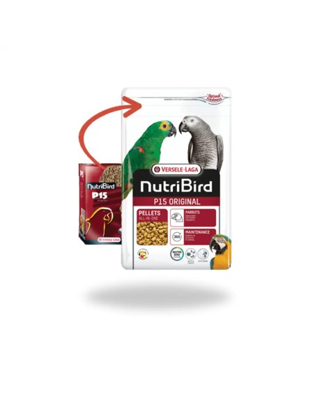 Aliment d’entretien pour perroquets M/L NUTRIBIRD P15 ORIGINAL 10 KG