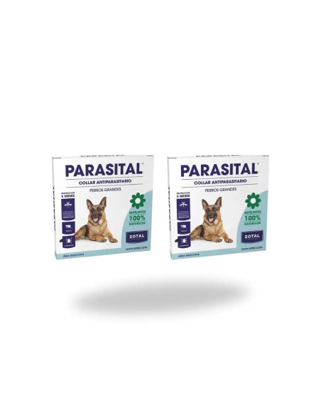 PACK 2 uds collar PARASITAL, perros grandes, a partir de 25 kg