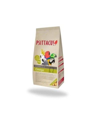 Pienso de transición Psittacus de 3 kg con Omega 6 y 3