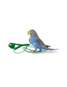 Arnes para aves THE AVIATOR verde talla MINI menos de 75g