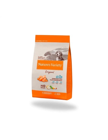 Je pense Nature ?s Variety pour chiots avec du saumon 12 kg