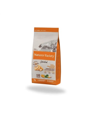 Pensée pour chatons Nature ?s Variety avec poulet 7 kg