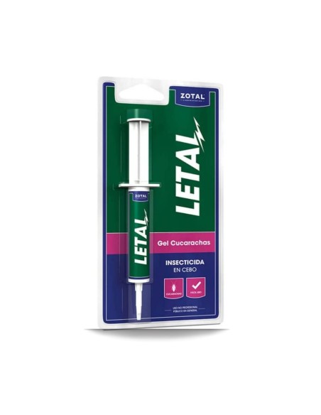 Pack de 2 Jeringas LETAL Gel - Eliminador de Hormigas y Cucarachas - Eficacia Profesional para el Co