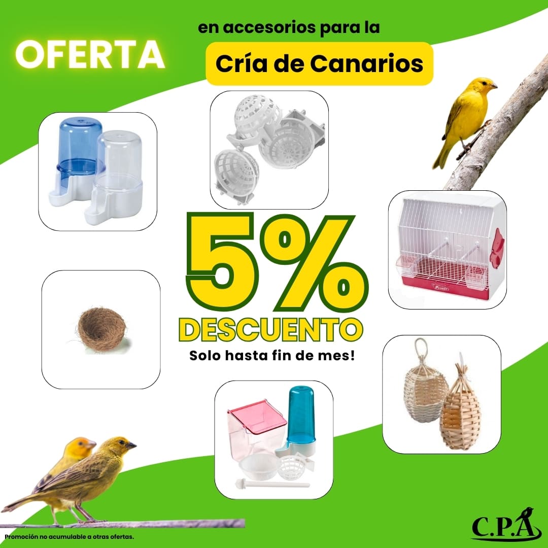 ACCESORIOS CRIA CANARIOS