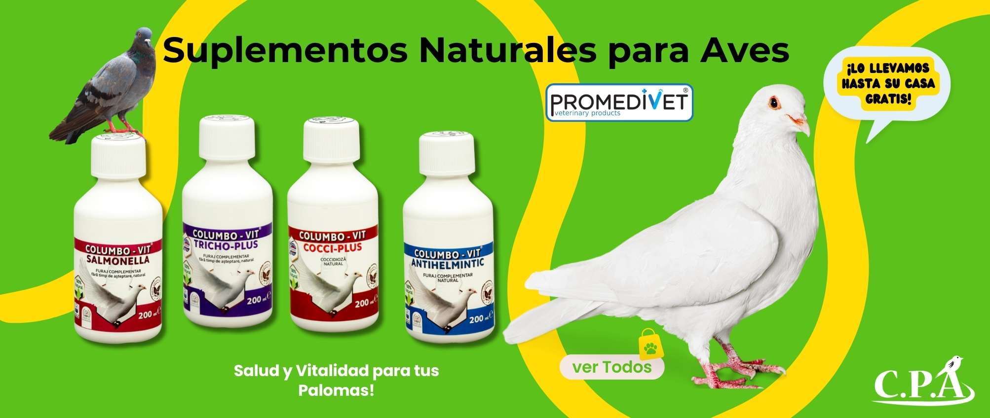 Suplementos Naturales para palomas 