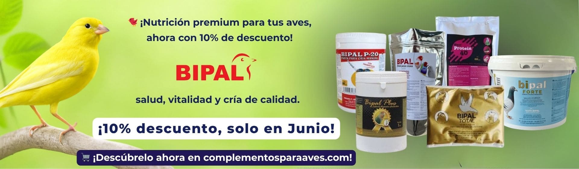 productos para aves marca bipal