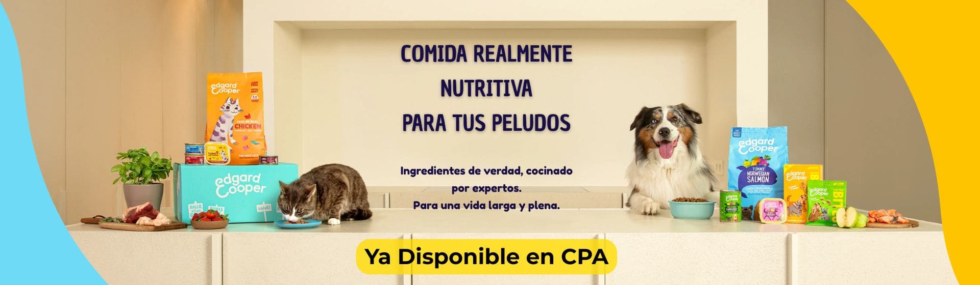 Comida para perros y gatos edgar Cooper