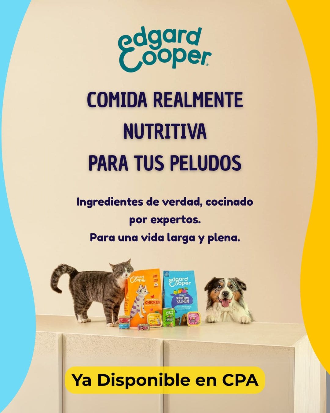 Comida para perros y gatos edgar Cooper