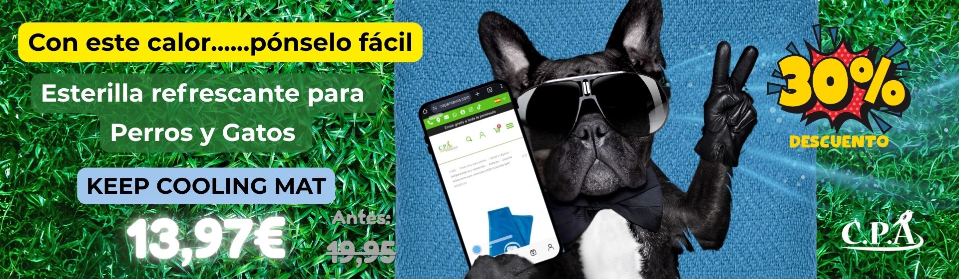 Esterillas refrescantes para perros y gatos