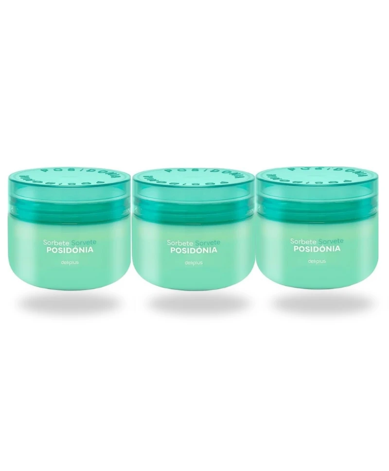 Deliplus Posidonia & Aloe Vera Body Hydrating Sorbet Pack of 3