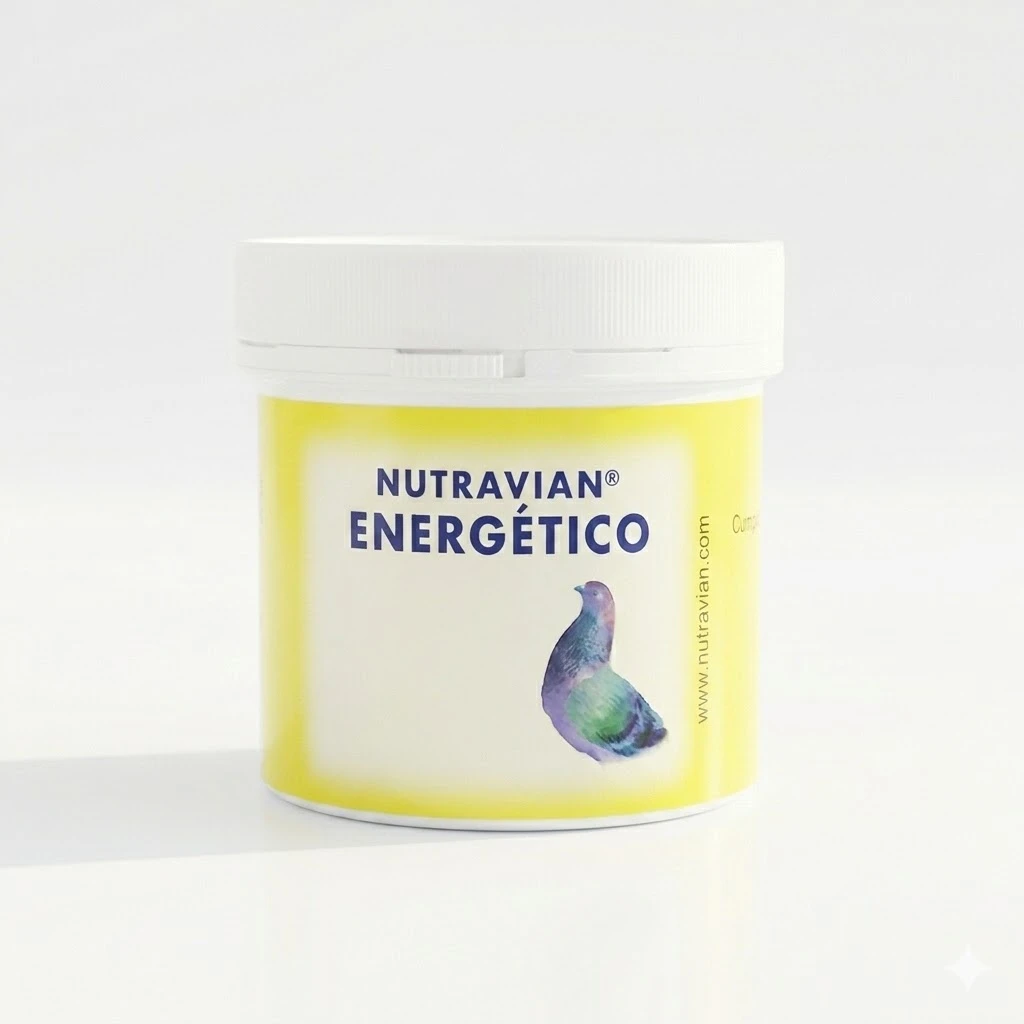 Nutravian Energético Para Palomas - 100 Cápsulas De Energía Y Apoyo Digestivo Para Pruebas Deportivas Y Recuperación