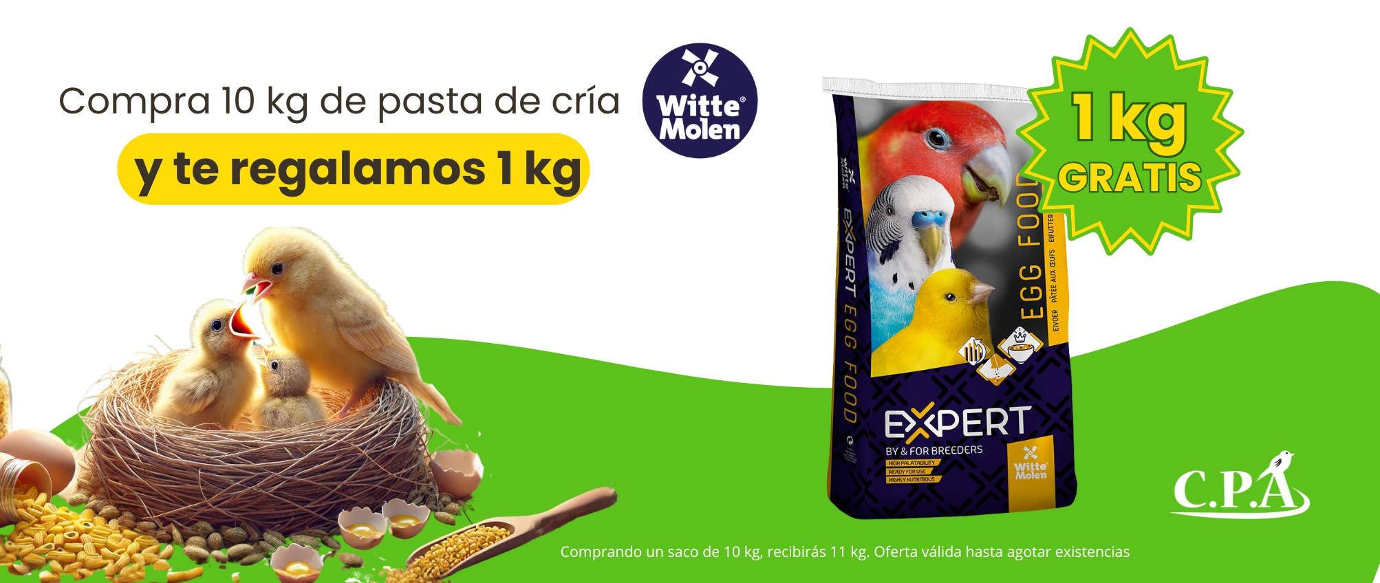 oferta witte molen pasta de cria